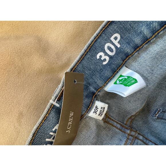 J Crew Womens Classic Straight Jeans High Rise Crop Ankle Size 30P NWT - Picture 12 of 14